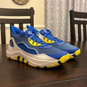 Under Armour Curry 3Z 24 Basketball Shoes Sneakers new blue white Mens Sizes